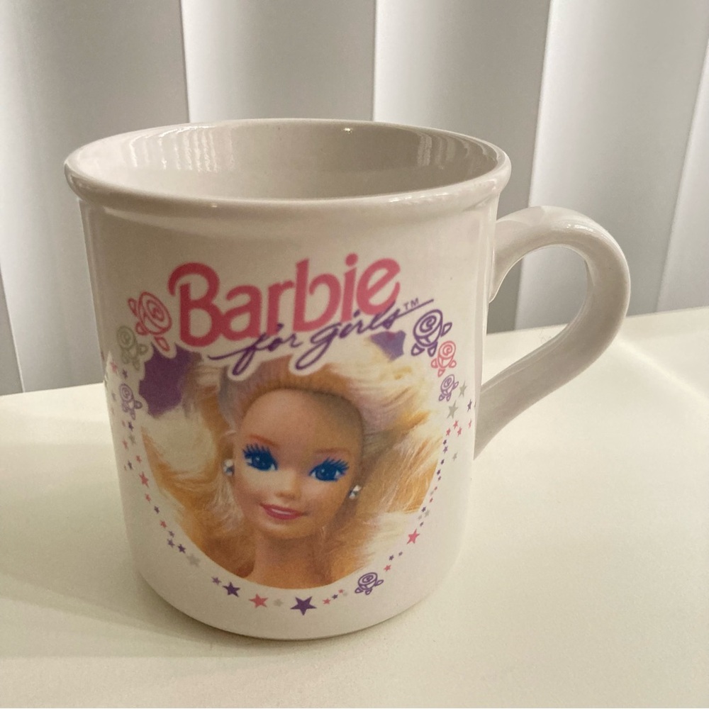 1991 Barbie ‘For Girls’ Applause Mug *RARE*